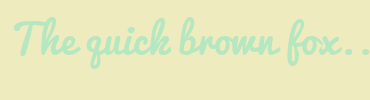 Image with Font Color B5E7C1 and Background Color EEEBBE